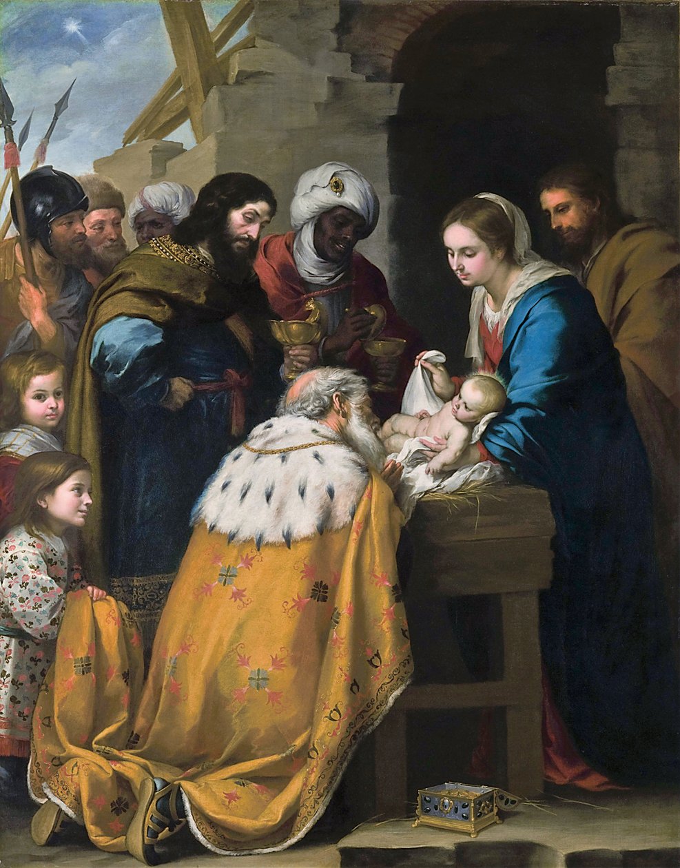 Adoration of the Magi by Bartolomé Esteban Murillo