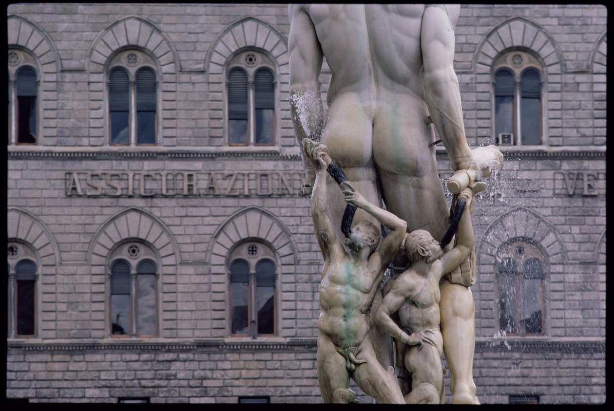 Detail from the Neptune Fountain (detail) by Bartolomeo Ammannati