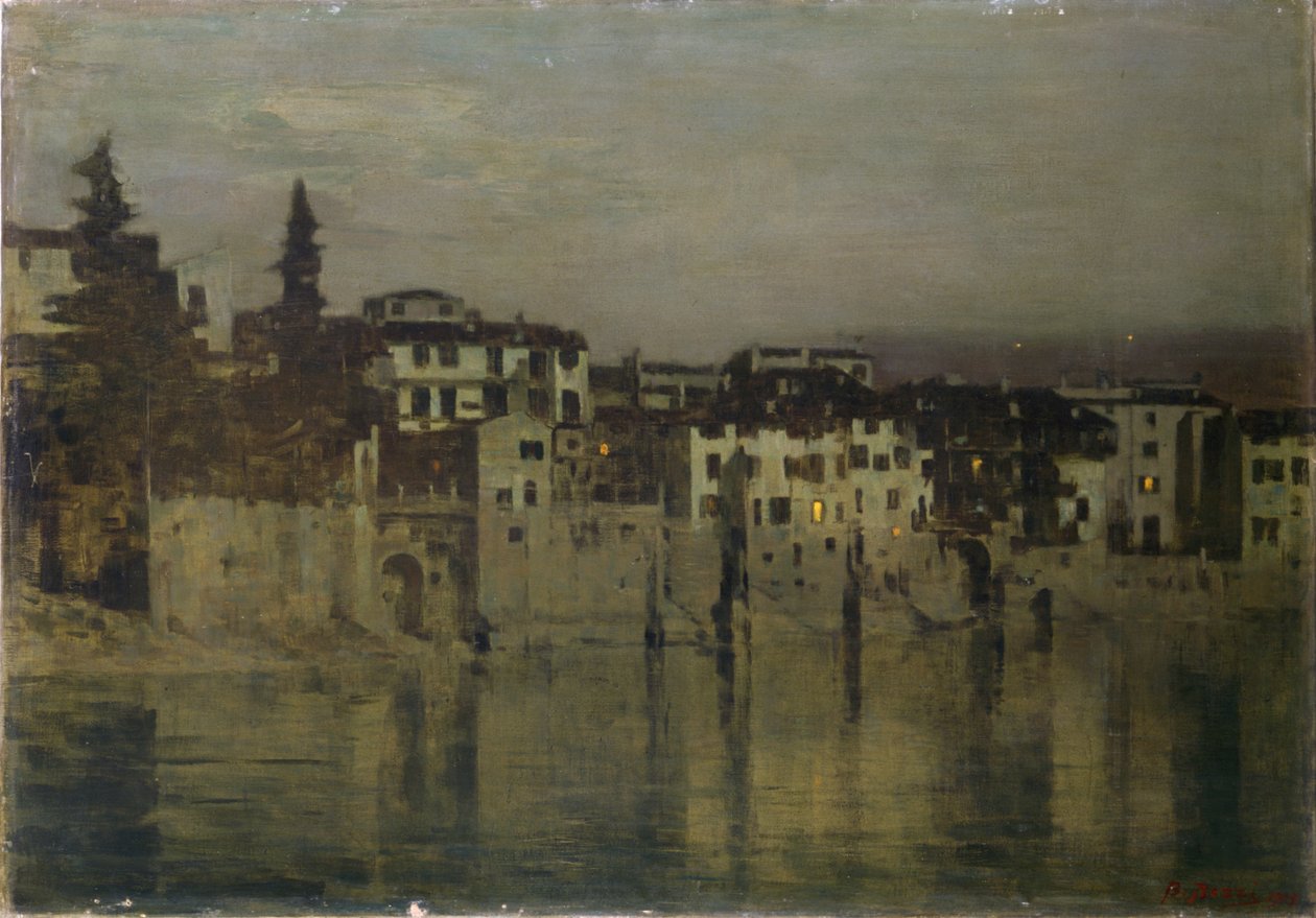 Night in Verona by Bartolomeo Bezzi