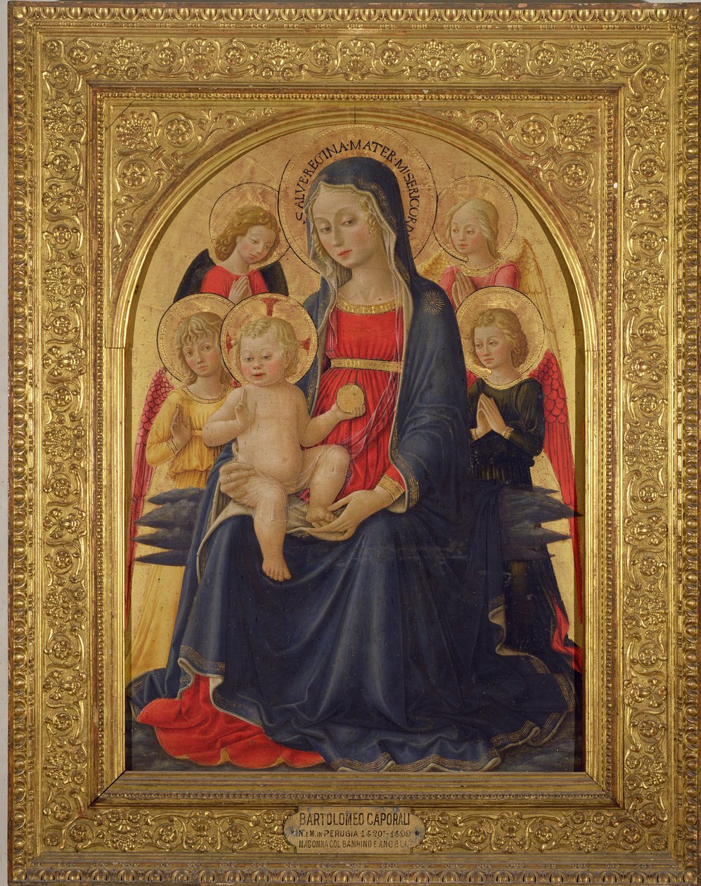 Madonna and Child with Angels by Bartolomeo Caporali