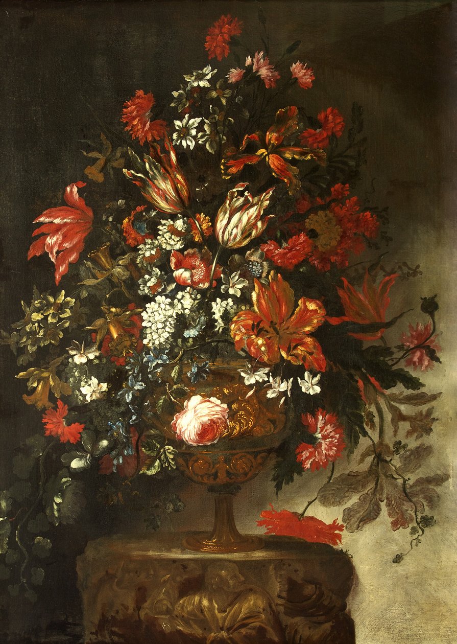 Flower Piece, c.1700 by Bartolomeo Bimbi