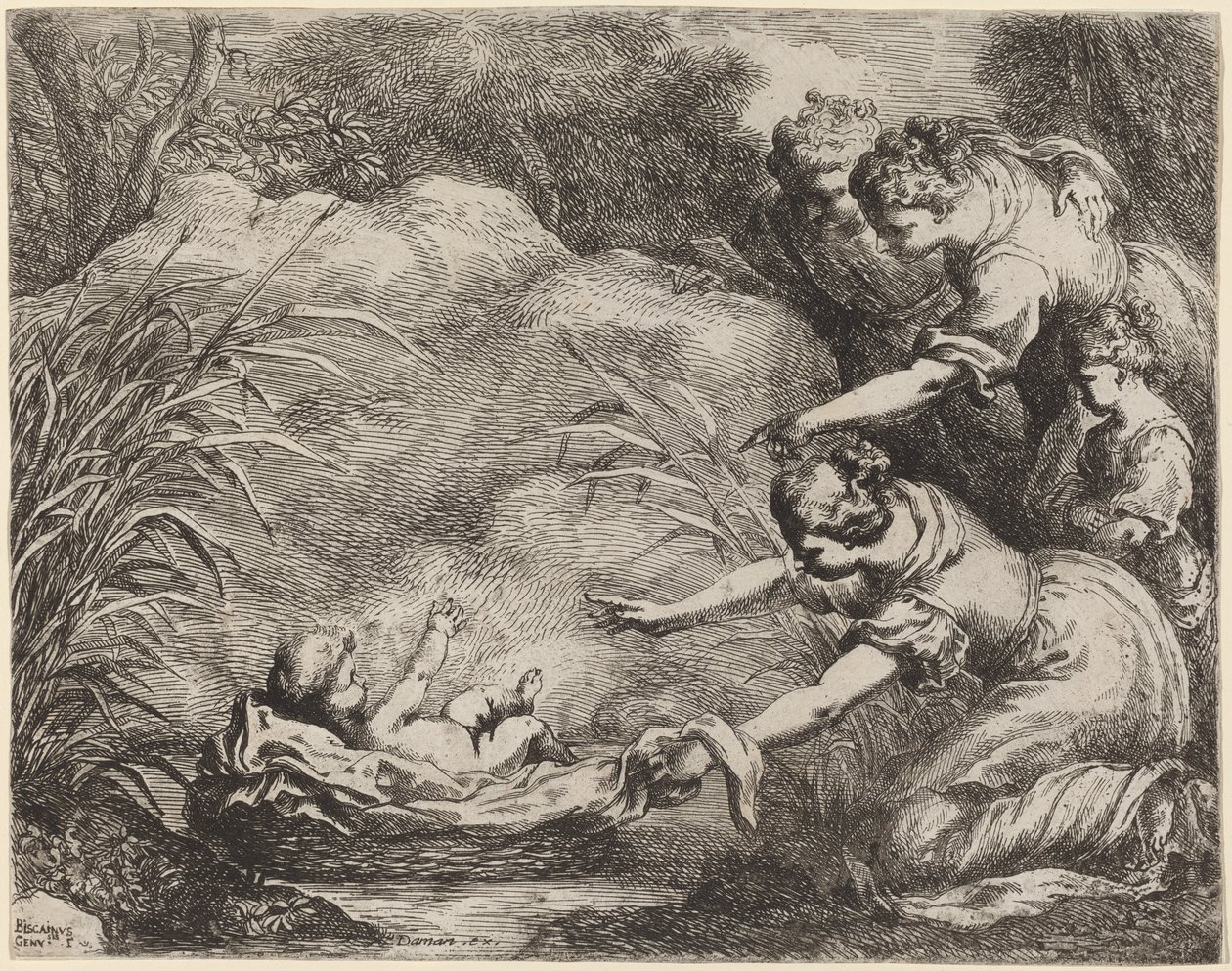 The Finding of Moses by Bartolomeo Biscaino