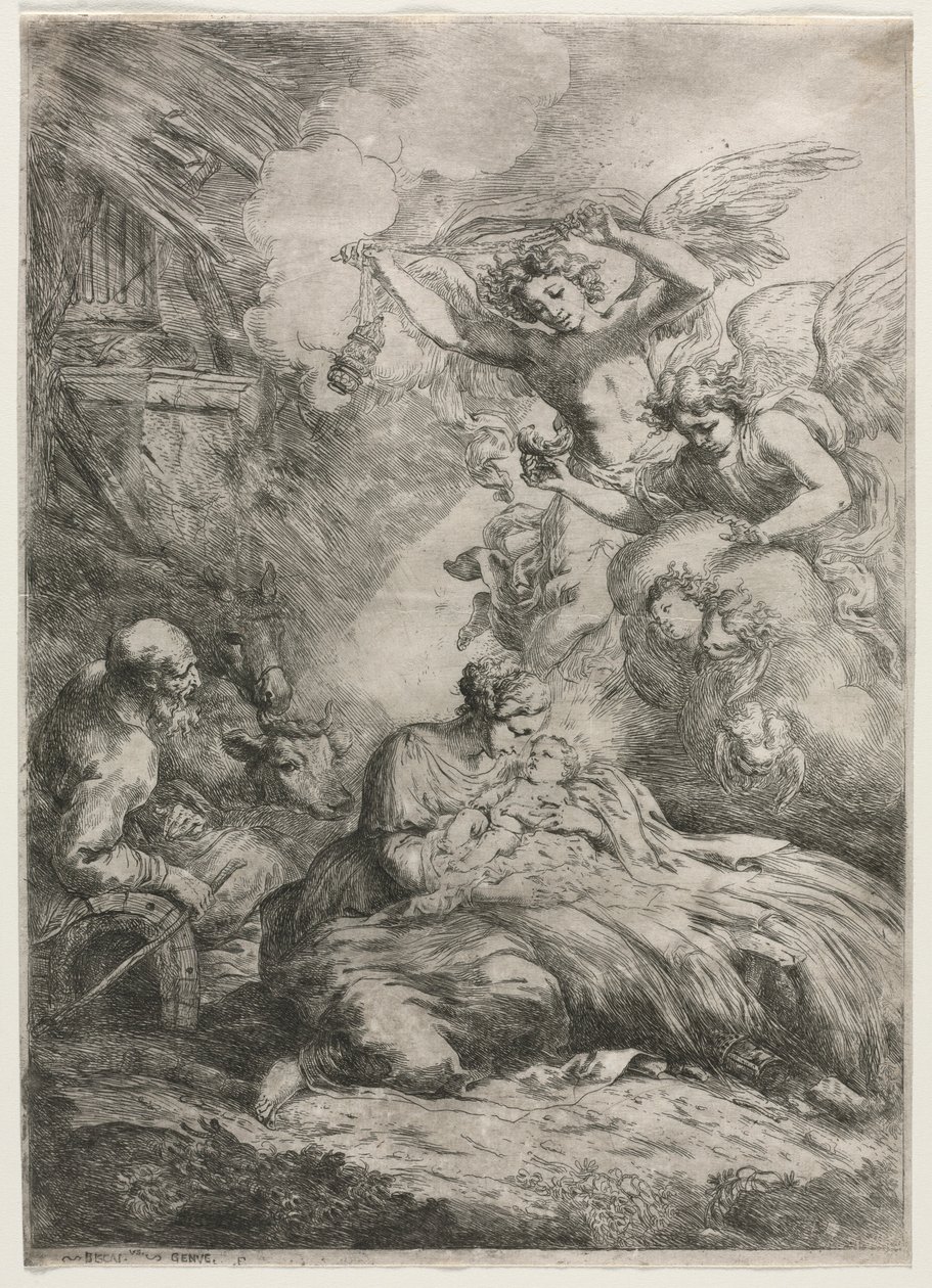 The Nativity by Bartolomeo Biscaino