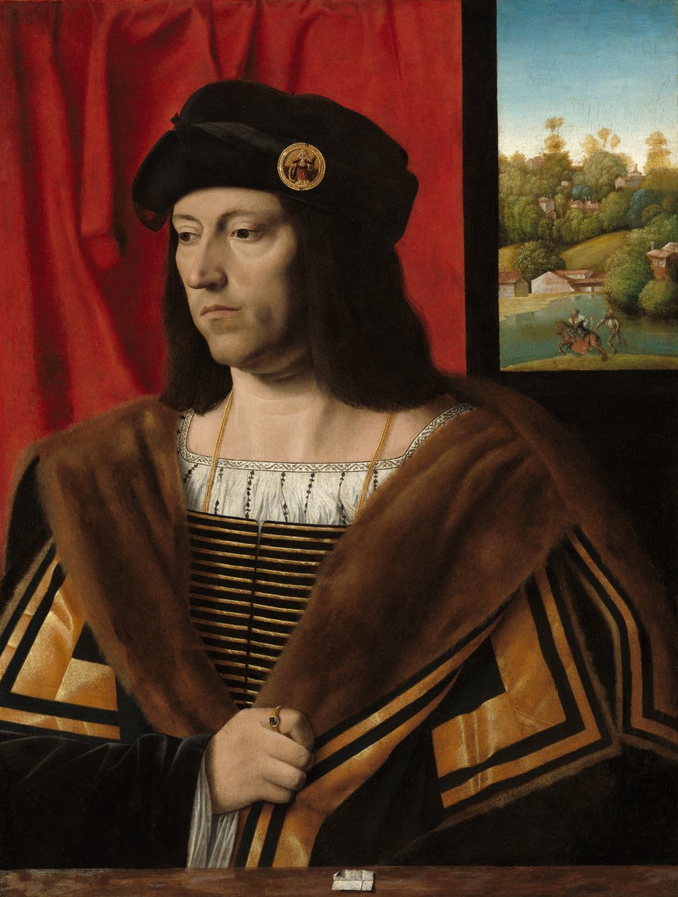 Portrait of a Gentleman, c. 1520 by Bartolommeo Veneto