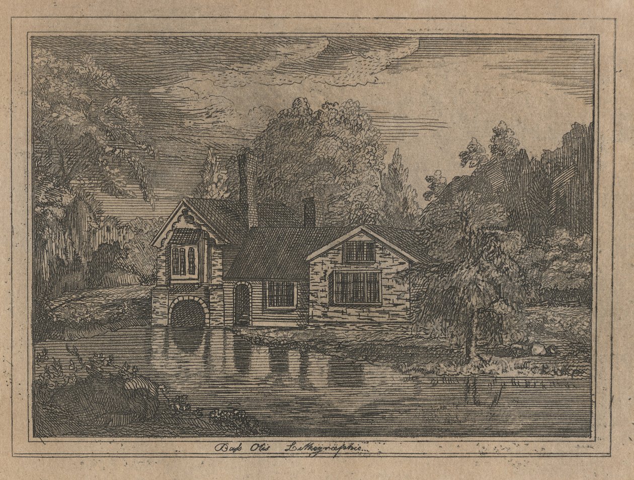 River Scene by Bass Otis