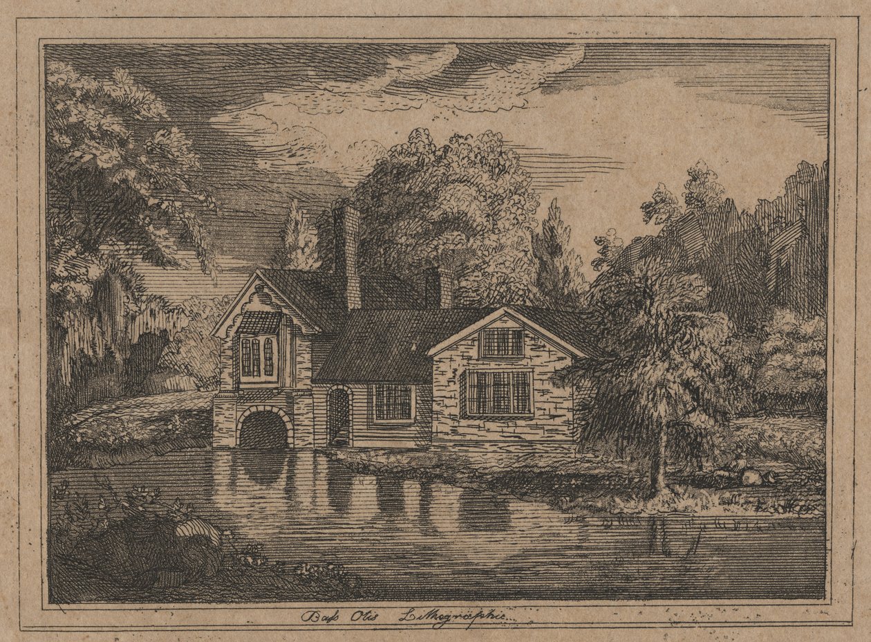 River Scene by Bass Otis