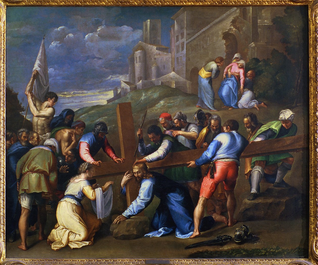 Christ on the Road to Calvary by Battista Franco