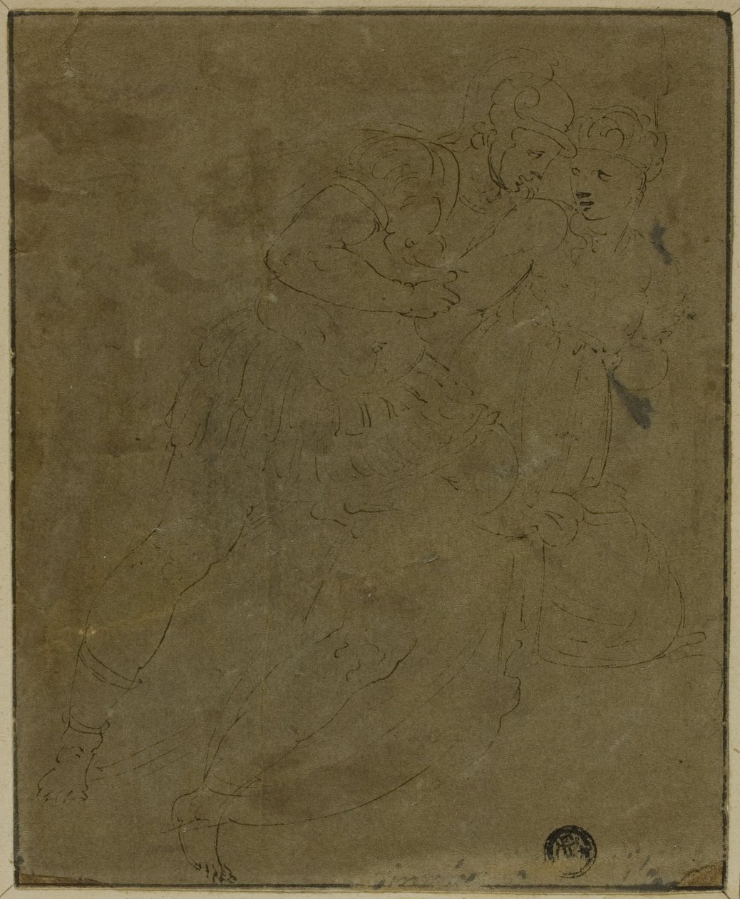 After the Antique: Greek and Amazon by Battista Franco