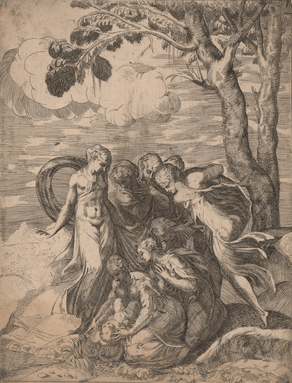 The Finding of Moses by Battista del Moro