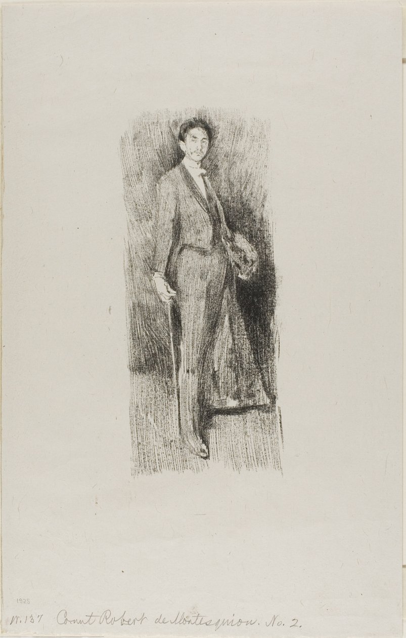 Count Robert de Montesquiou by Beatrix Godwin Whistler