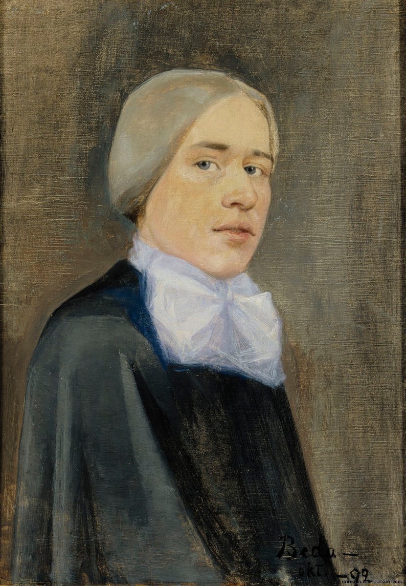 Self-portrait by Beda Stjernschantz