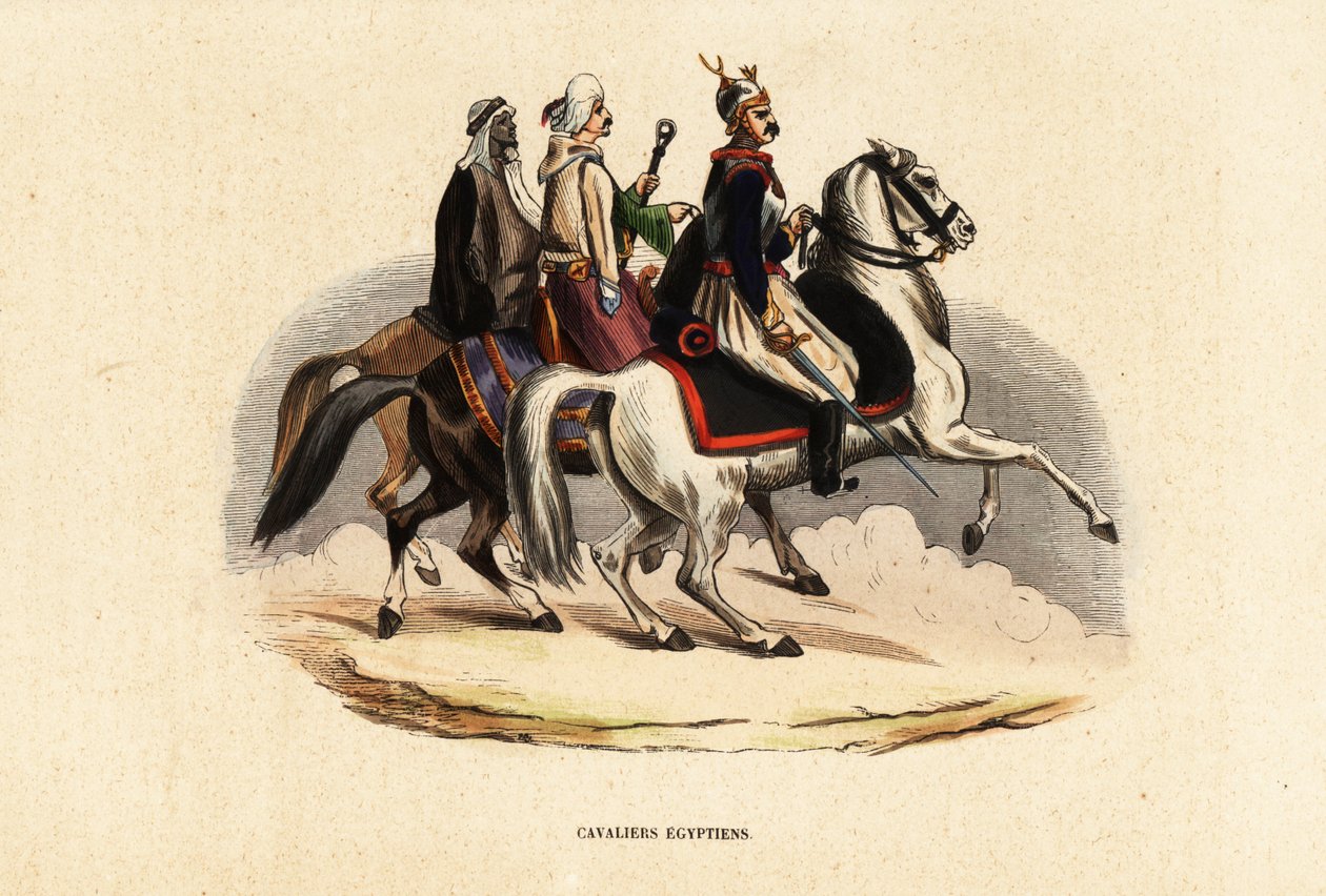 Egyptian cavalry by Belgian School
