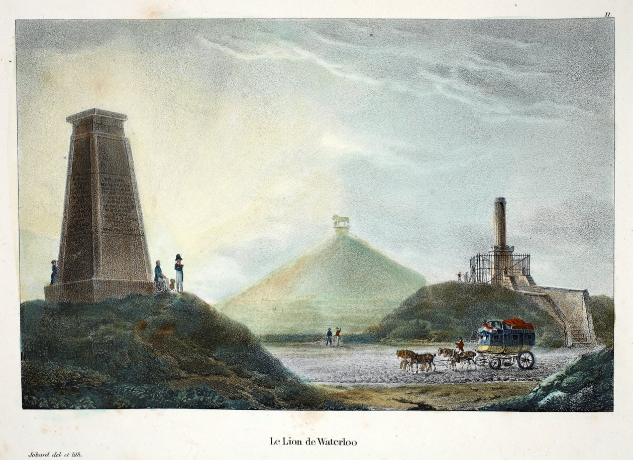 Le Lion de Waterloo by Belgian School