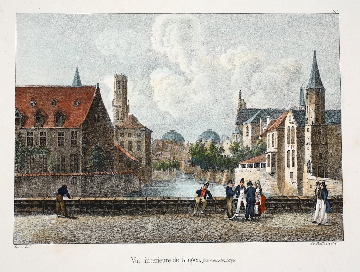 Vue Intérieure de Bruges by Belgian School