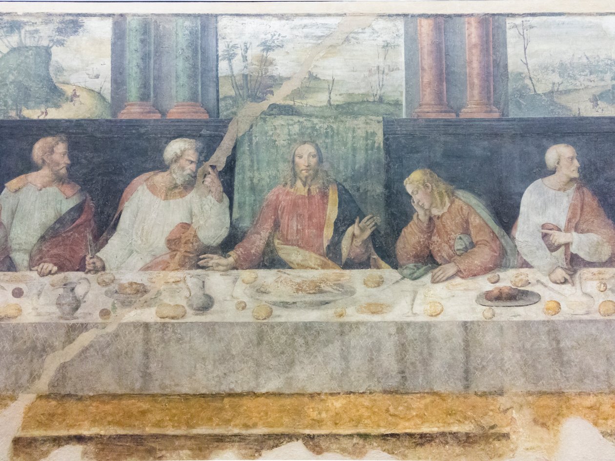 The Last Supper (detail) by Benedetto Coda