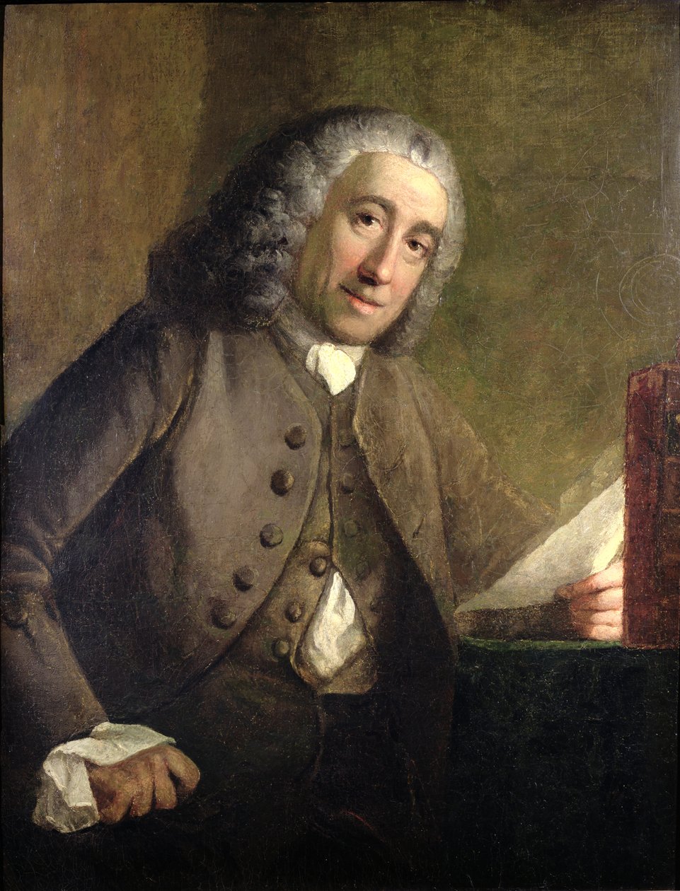 Portrait of Francis Fauquier, Lieutenant Governor of Virginia in the American Colonies, c.1757 by Benjamin Wilson