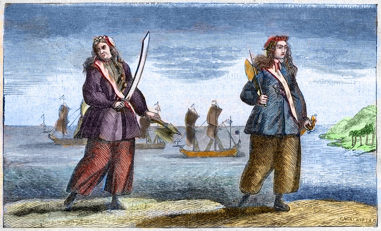 Anne Bonny and Mary Read by Benjamin Cole