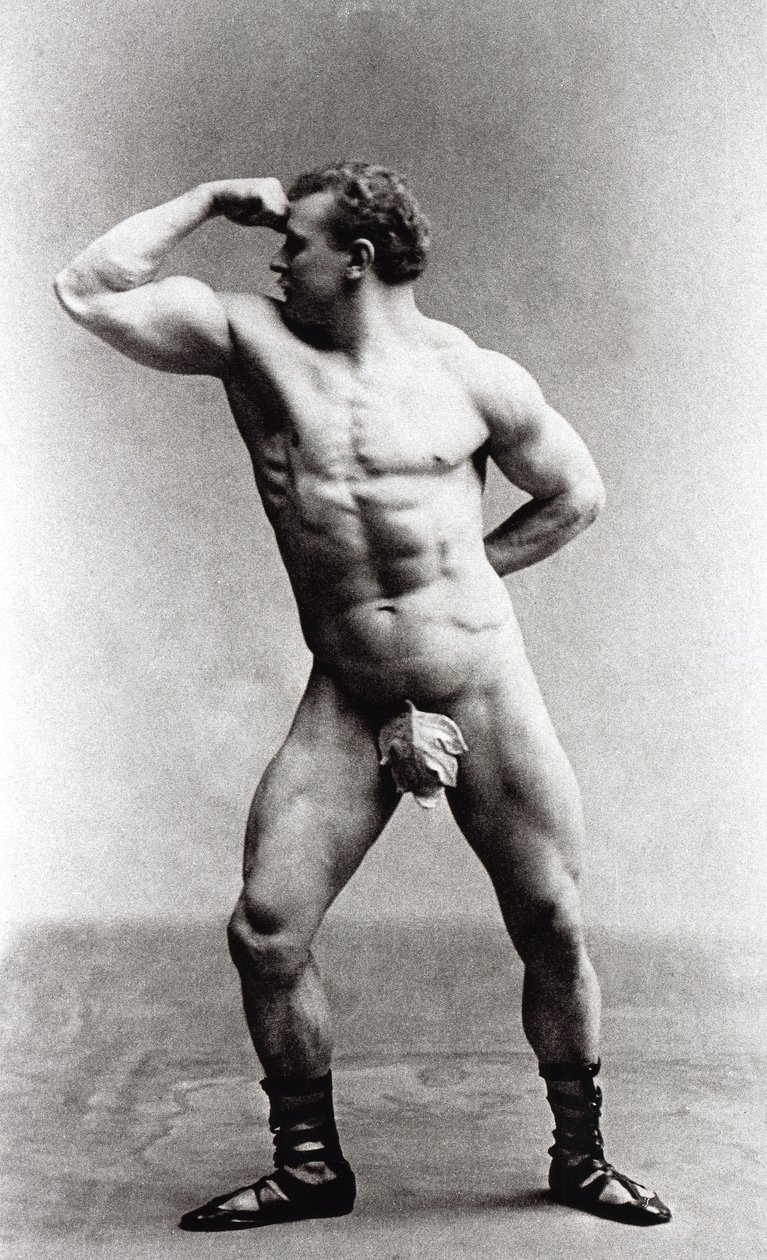 German Bodybuilder Eugen Sandow by Benjamin J. Falk