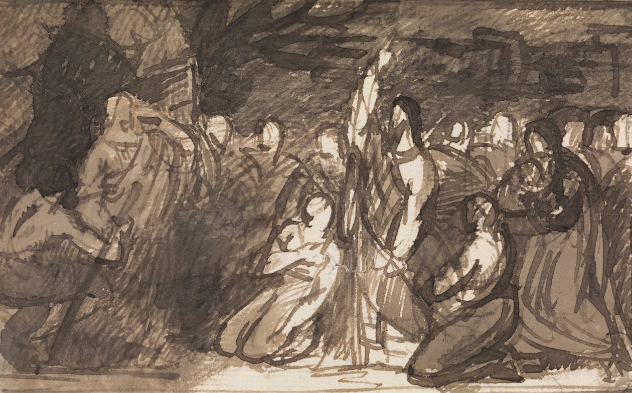 Study of Christ Raising Lazarus by Benjamin Robert Haydon