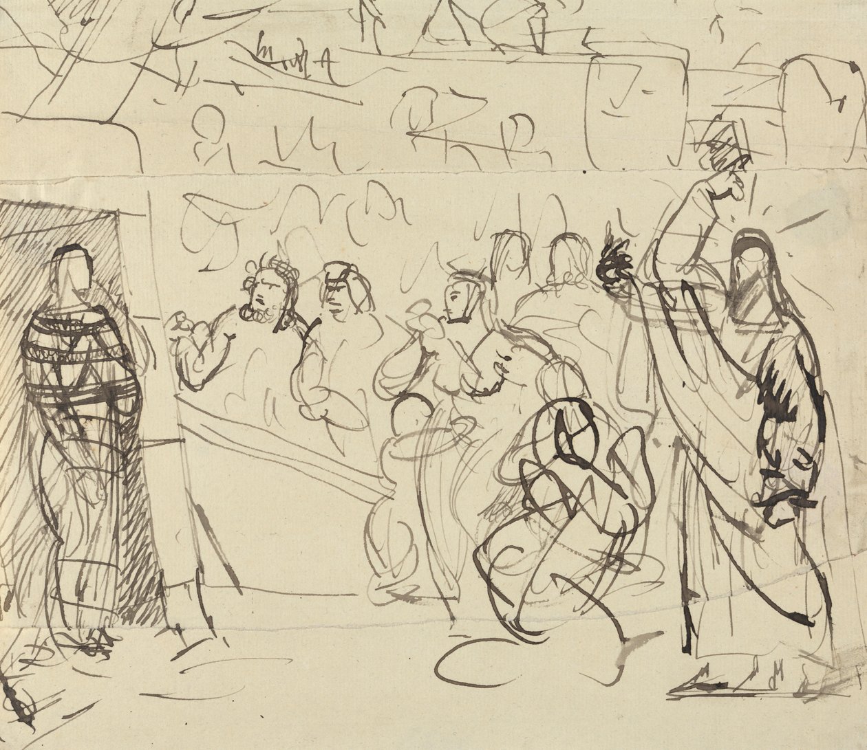 Study of the Resurrection of Lazarus by Benjamin Robert Haydon