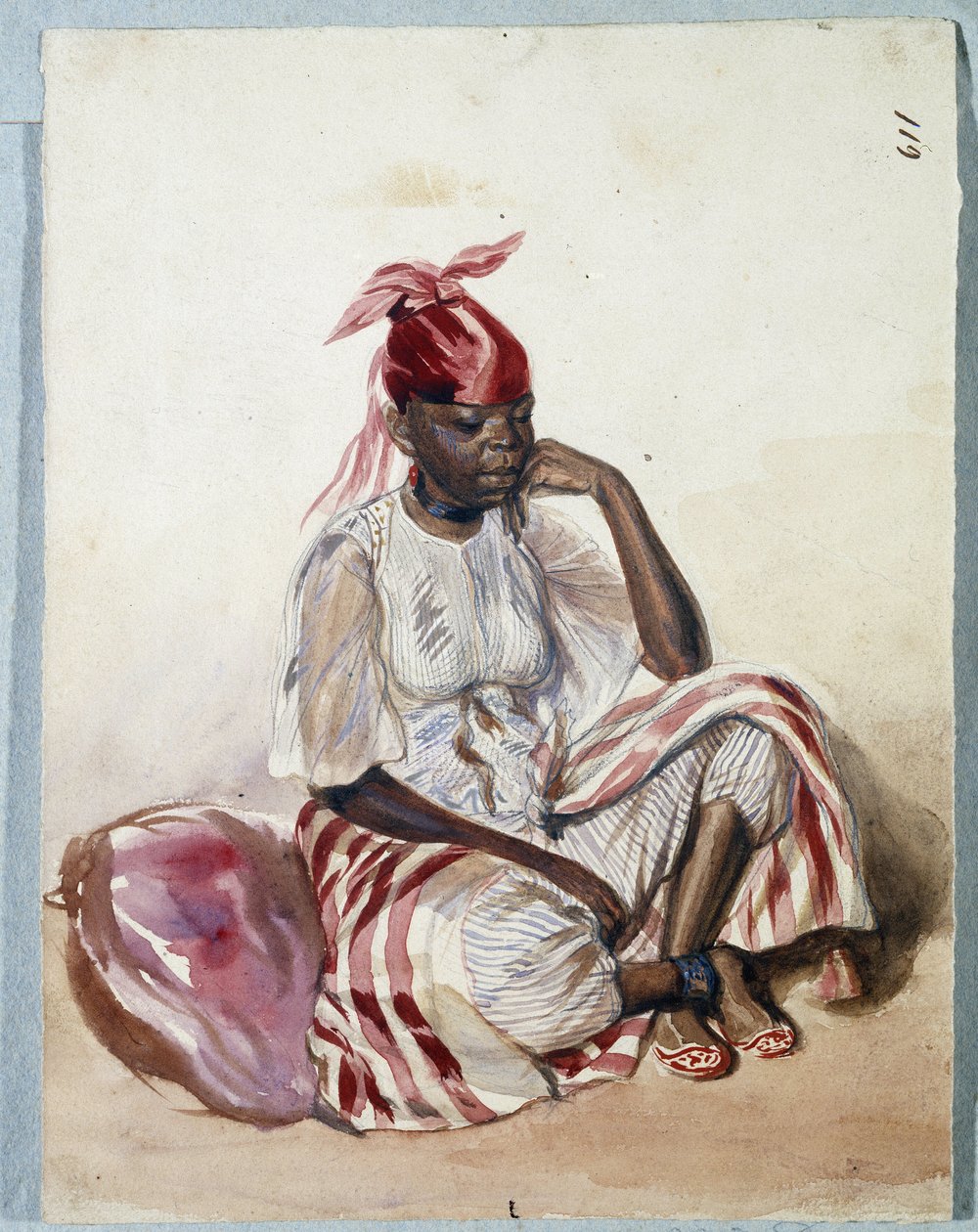 Negress in Costume by Benjamin Roubaud