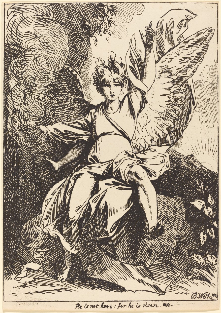 Angel of the Resurrection by Benjamin West