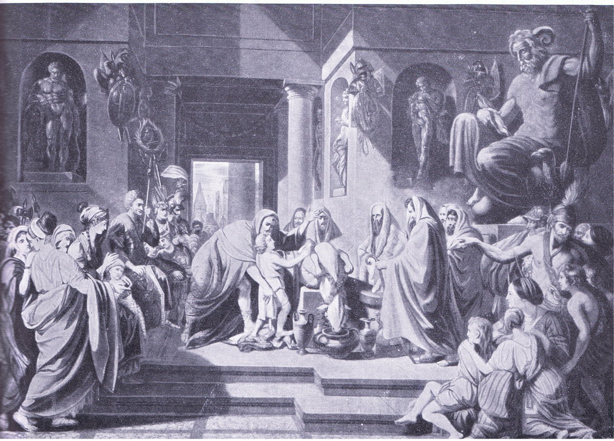 Hannibal Swearing Eternal Enmity to Rome by Benjamin West