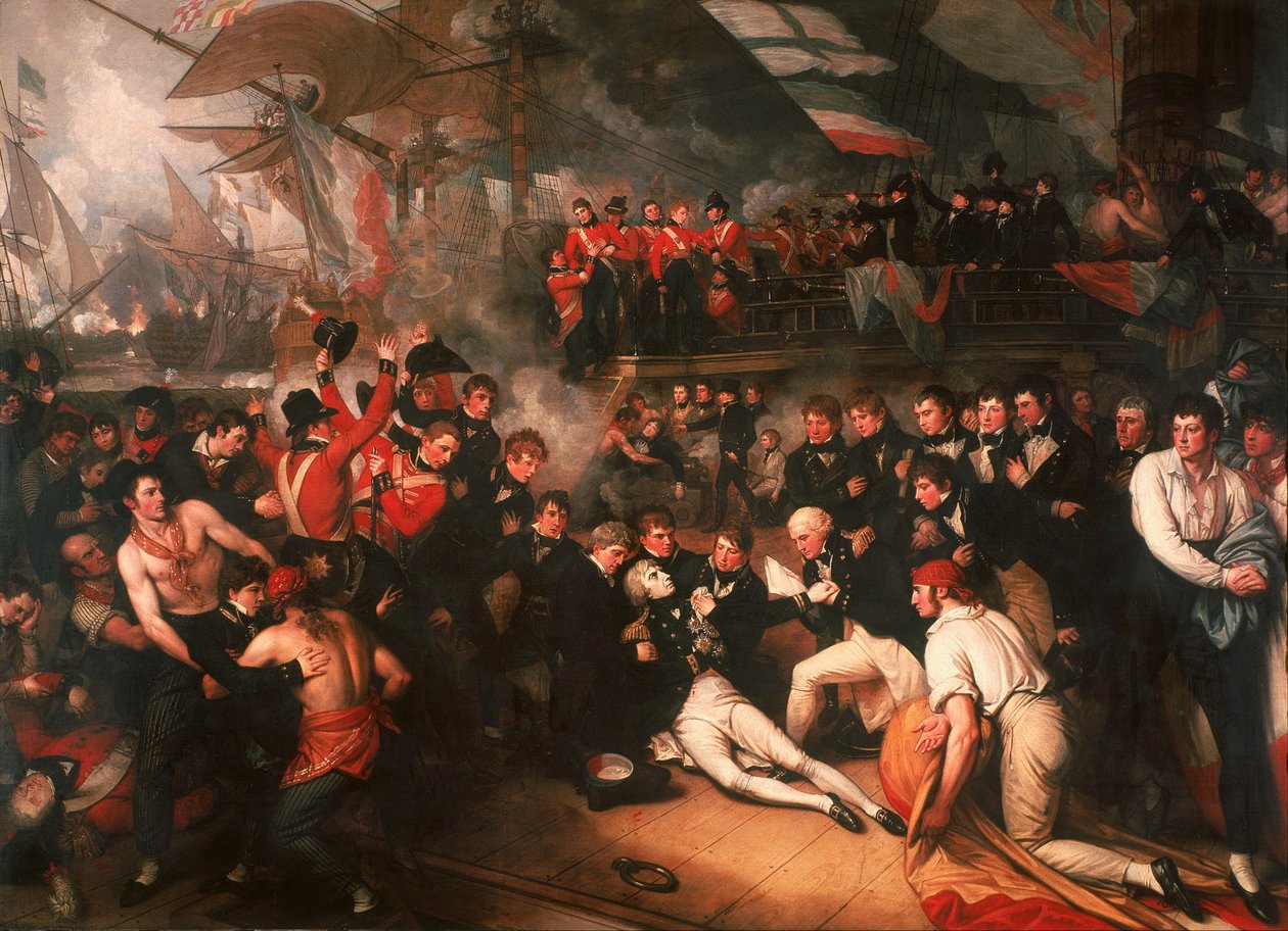 The Death of Nelson, 1806 by Benjamin West