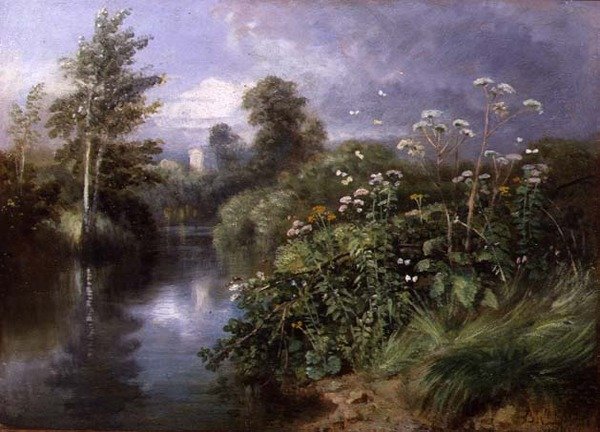 The Banks of the River by Benjamin Williams Leader