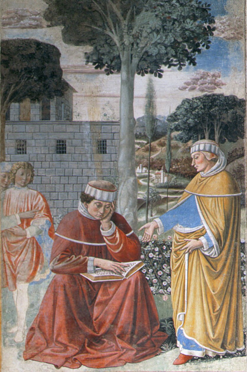 Episodes from the Life of St. Augustine (detail) by Benozzo di Lese di Sandro Gozzoli