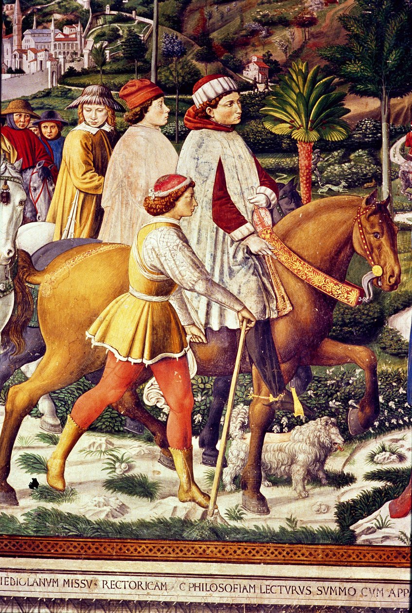 The Life of St. Augustine (detail) by Benozzo di Lese di Sandro Gozzoli