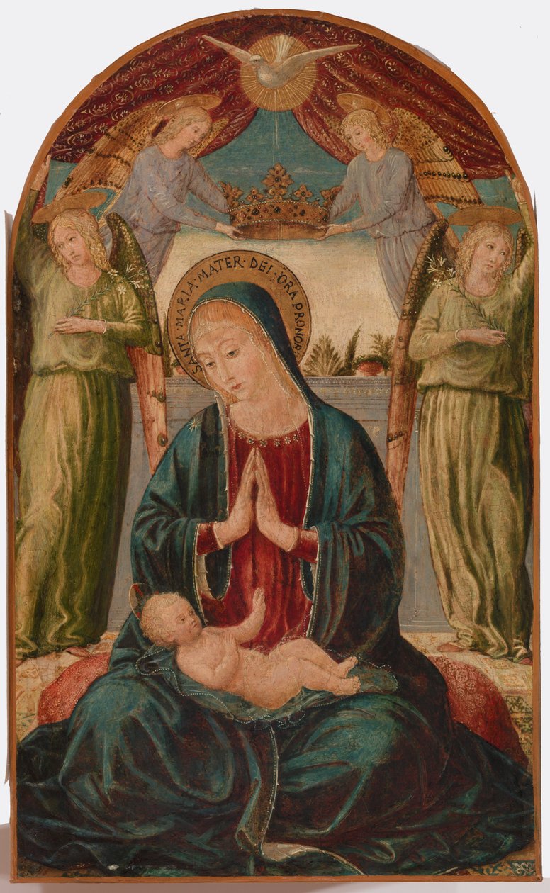 Madonna and Child with Angels by Benozzo Gozzoli