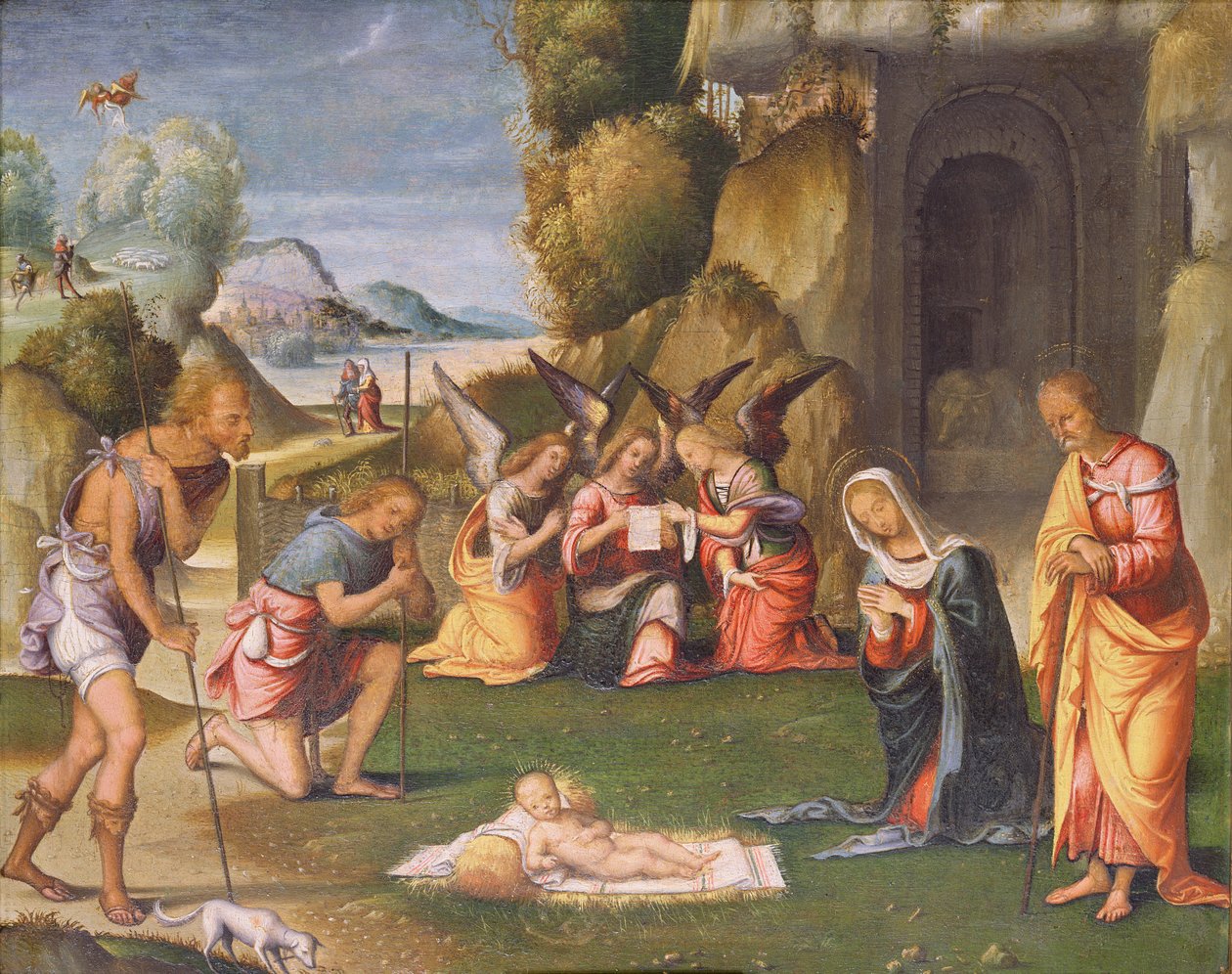 Adoration of the Shepherds by Benvenuto Tisi da Garofalo