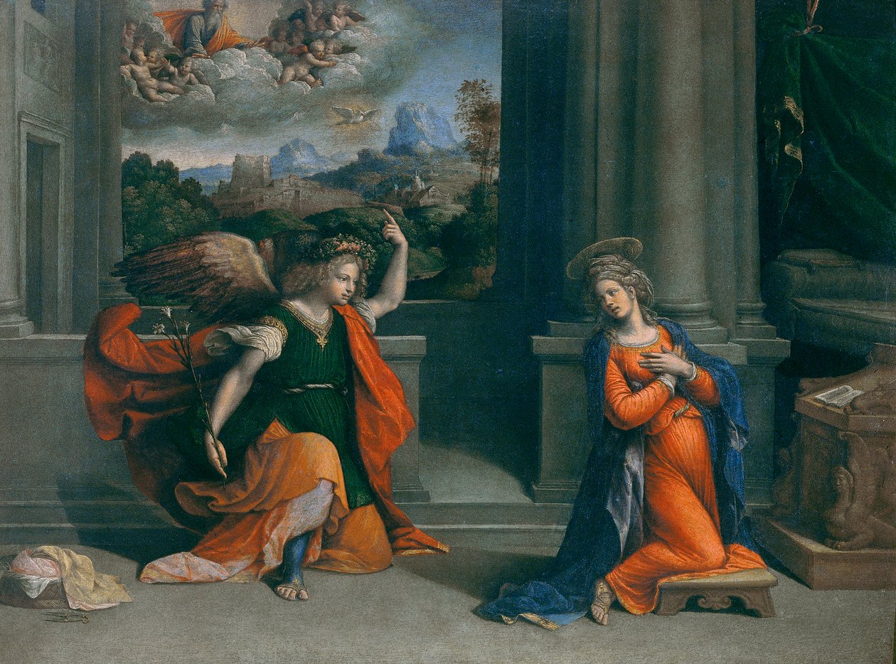 The Annunciation by Benvenuto Tisi da Garofalo