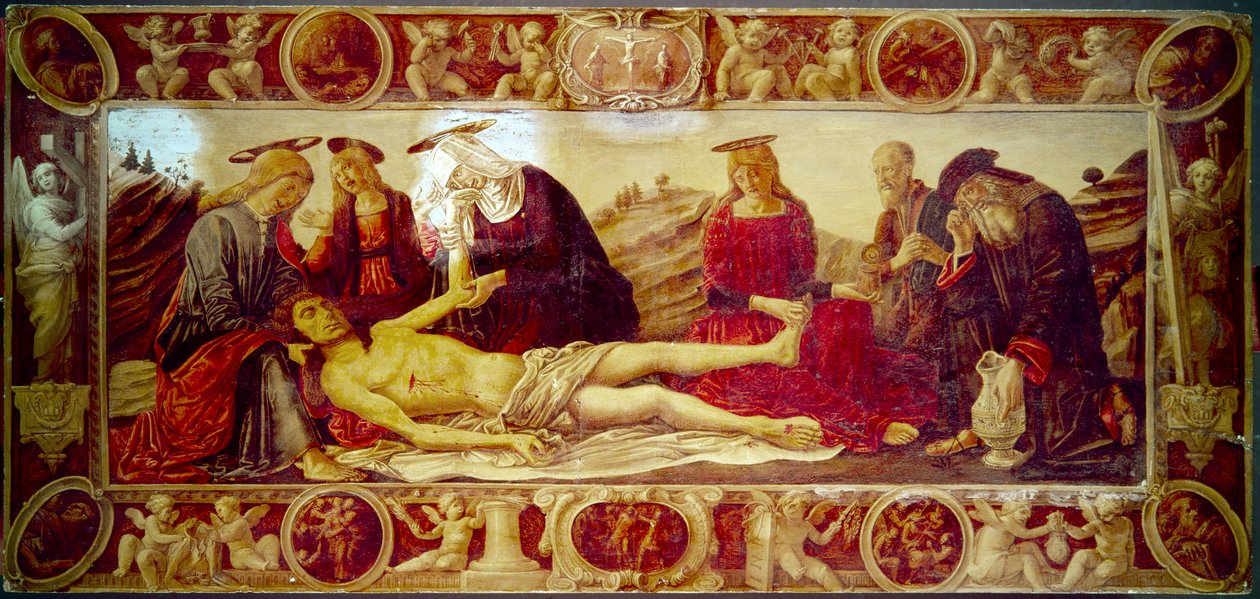 Entombment of Christ by Benvenuto di Giovanni