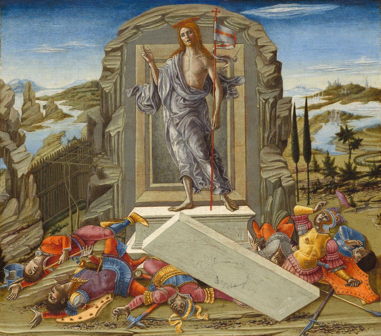 The Resurrection, probably 1491 by Benvenuto di Giovanni
