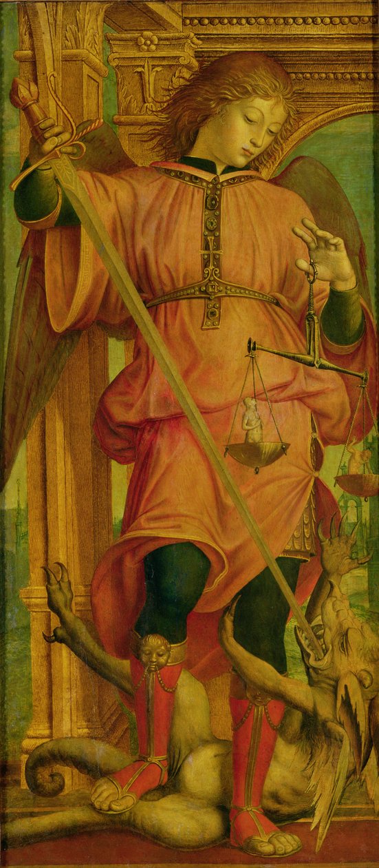 St. Michael by Bernadino Zenale