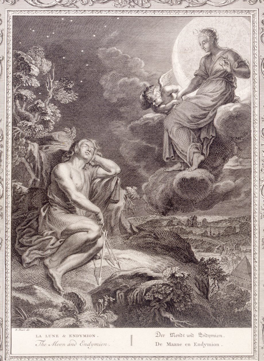 The Moon and Endymion by Bernard Picart