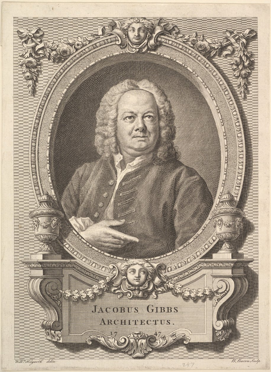 Jacobus Gibbs, Architect by Bernard Baron