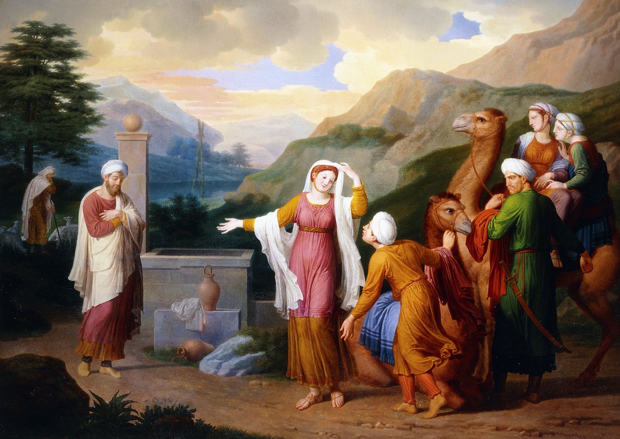 Rebecca at the Well by Bernard Duvivier