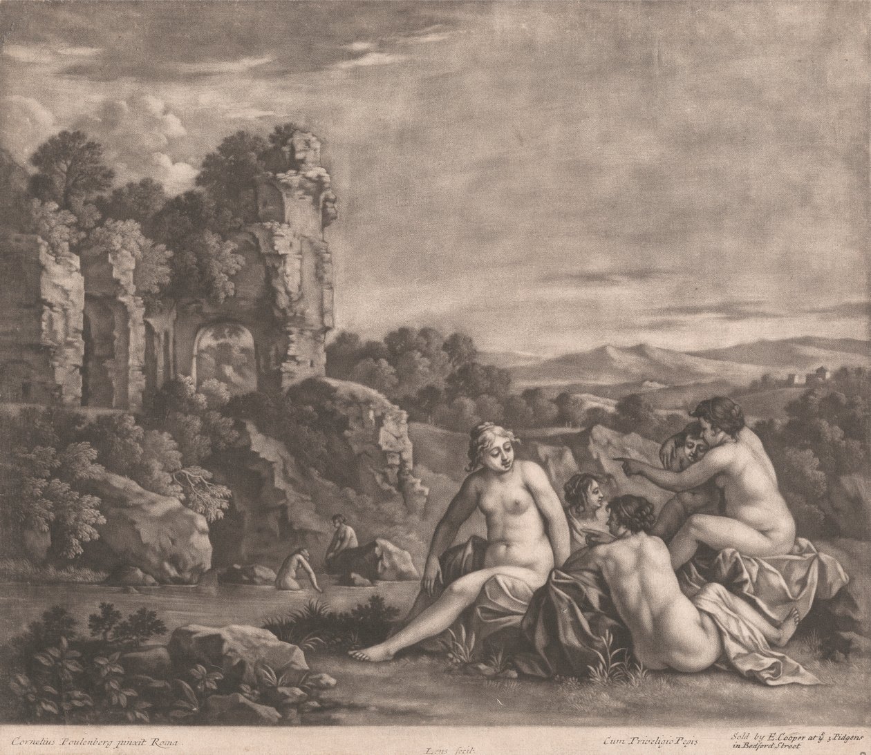 Nymphs Bathing by Bernard Lens
