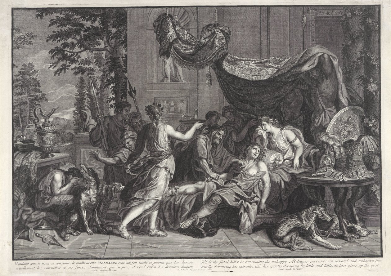 Death of Meleager by Bernard Picart