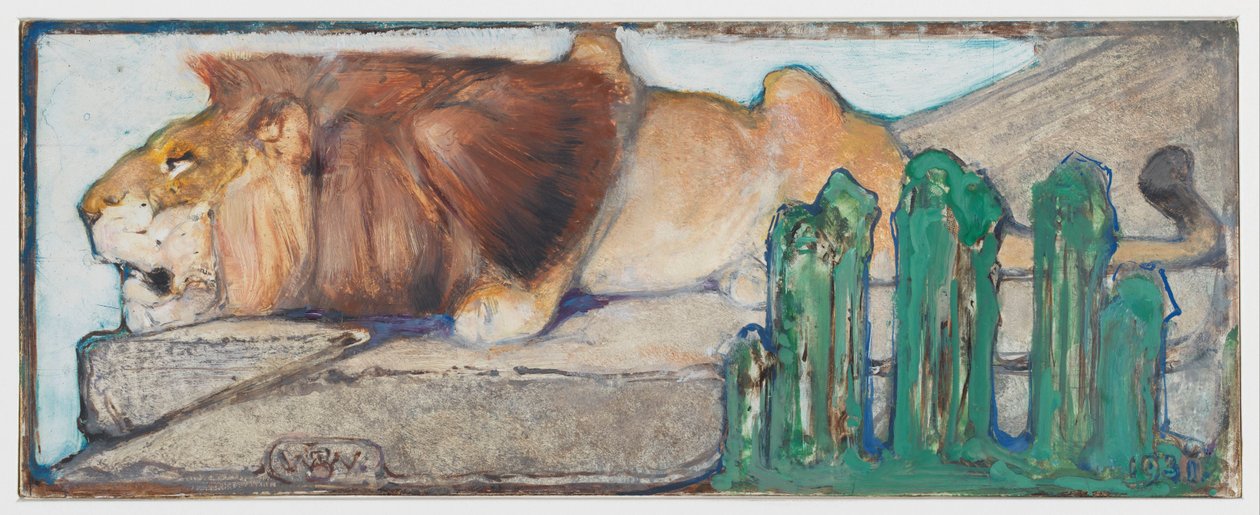 Lying Lion by Bernard Willem Wierink