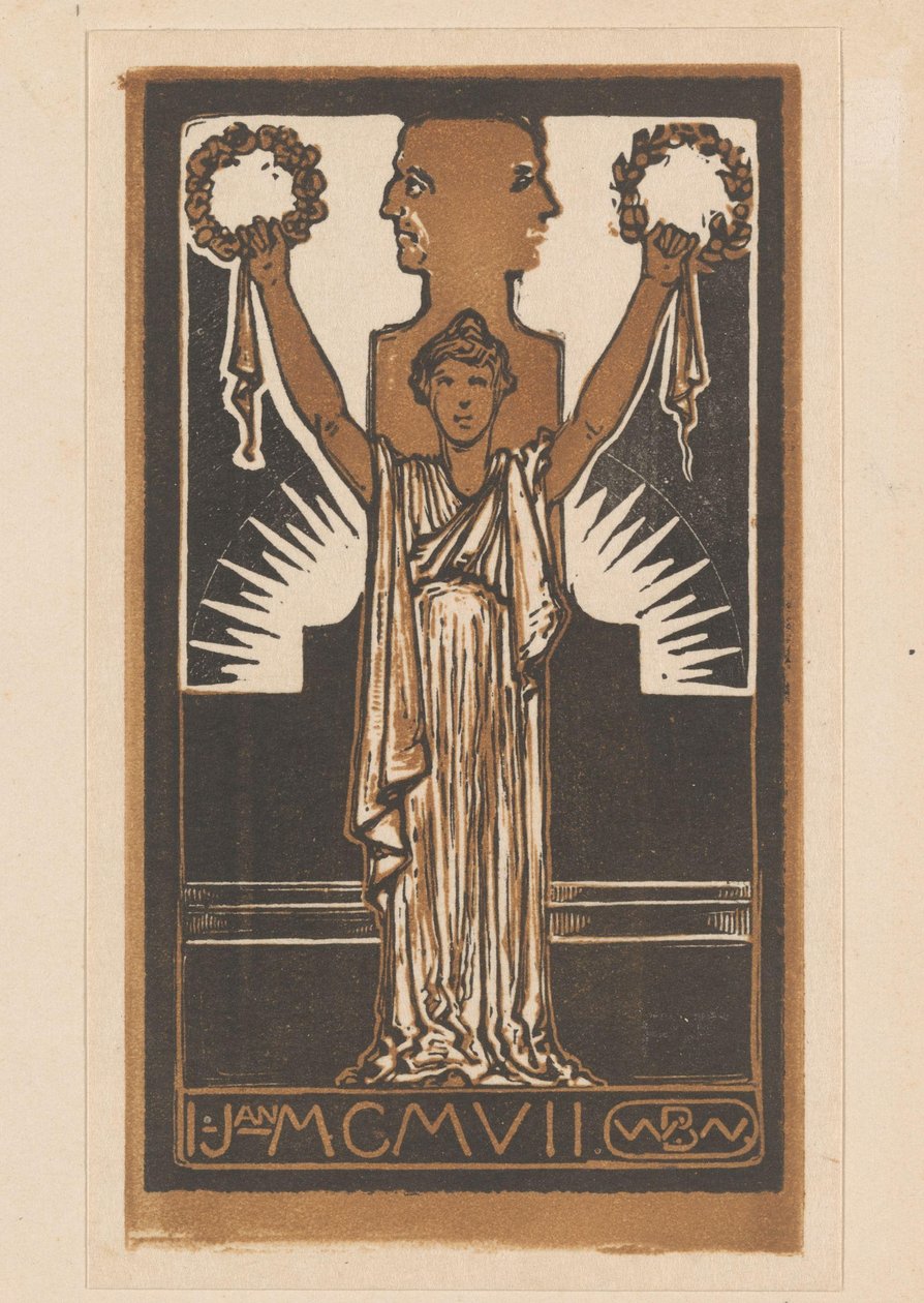 Woman in Roman Garment by Bernard Willem Wierink