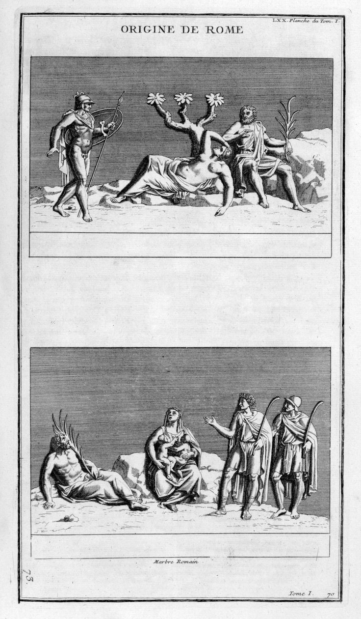 The Origin of Rome by Bernard de Montfaucon