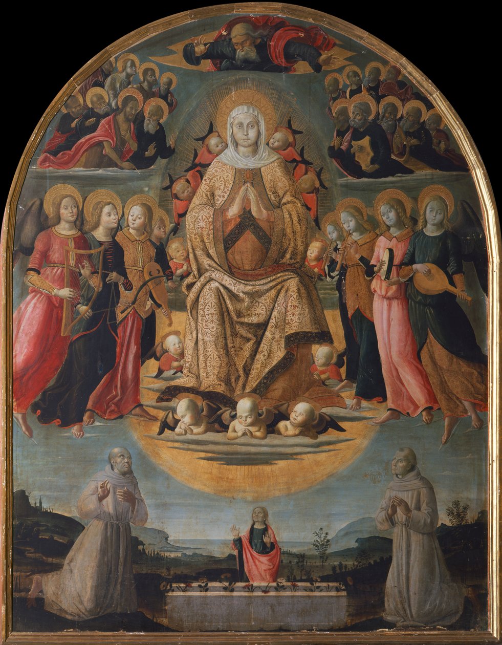 Assumption of the Virgin by Bernardino Fungai