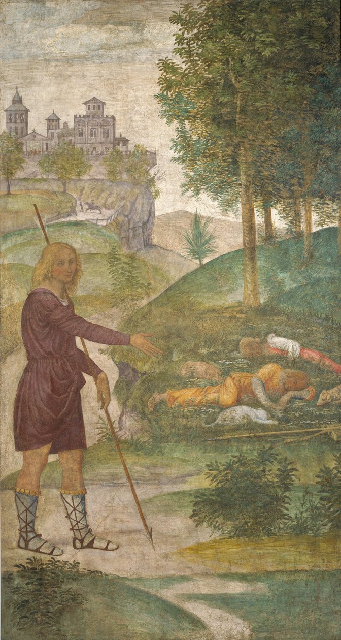 Cephalus and the Nymphs, c. 1520-1522 by Bernardino Luini