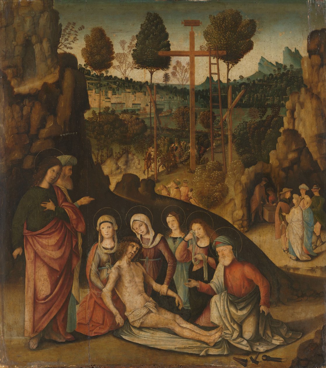 Lamentation of Christ by Bernardino Zaganelli di Bosio (attributed to)
