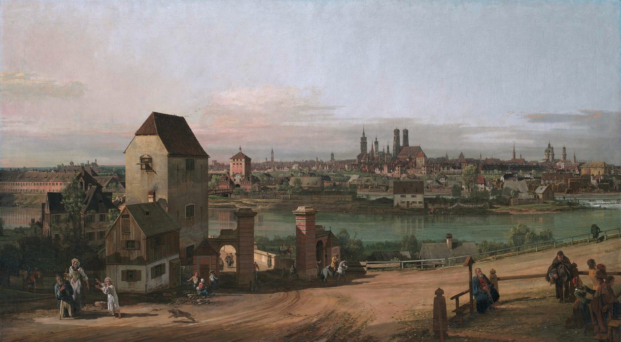 View of Munich by Bernardo Bellotto
