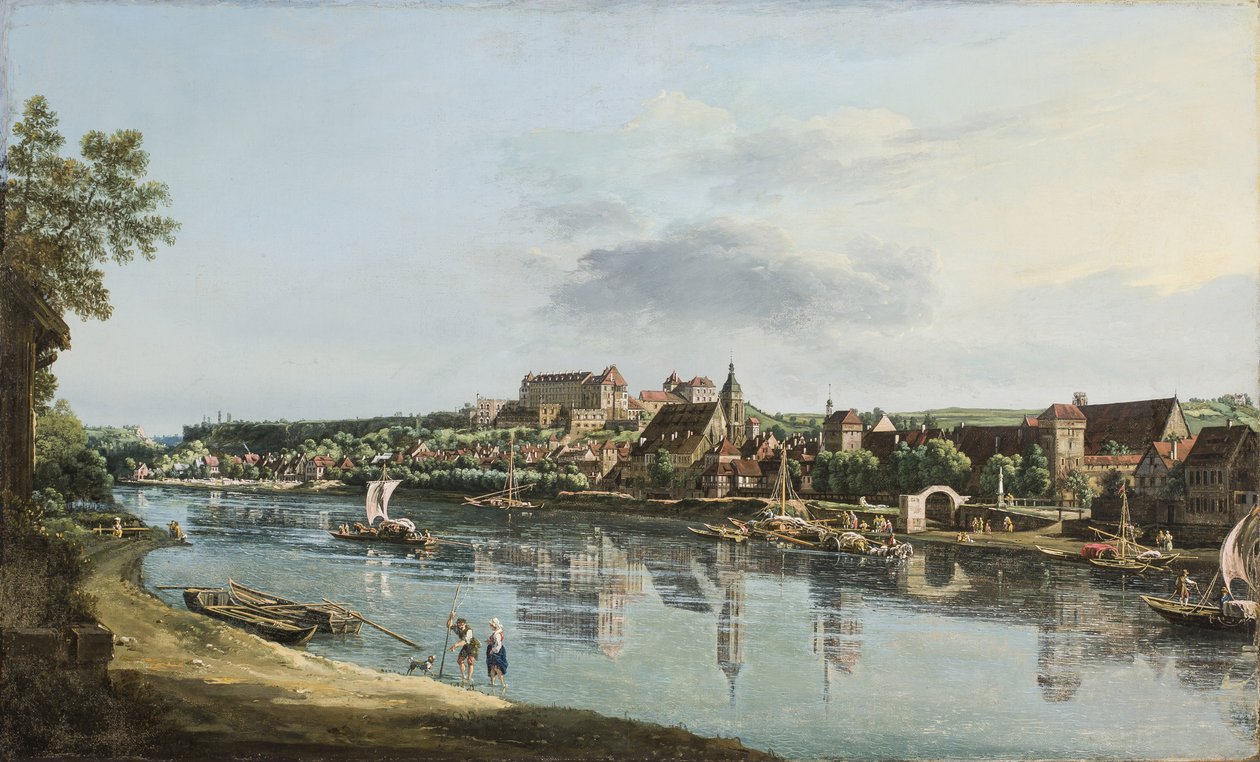 Pirna on the Elba by Bernardo Bellotto
